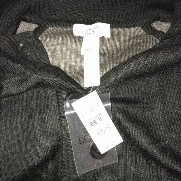 NWT LOFT Poncho Sweater SIZE XS/S - Picture 6 of 6